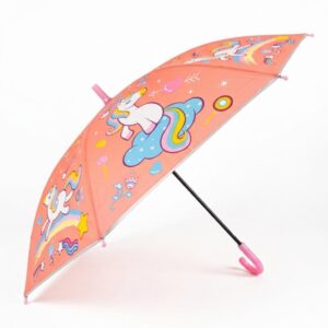 ΠΑΙΔΙΚΗ ΟΜΠΡΕΛΑ ΡΟΖ ΜΕ ΜΟΝΟΚΕΡΟΥΣ